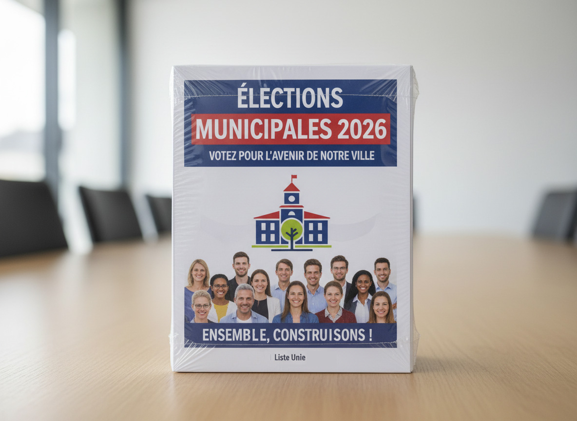 Profession de foi officielle pour les élections municipales Profession de foi pour les élections municipales présentant le candidat, son programme et ses engagements